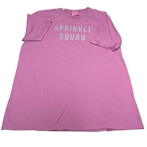Pink and Heather Gray Sprinkle Squad Tee - Picture 2 of 5